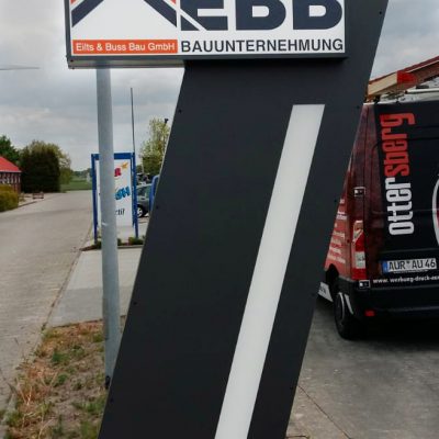 EBB Eilts & Buss Bau GmbH – Werbepylon