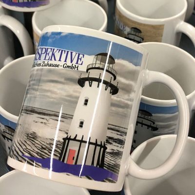 Perspektive – Bedruckte Becher