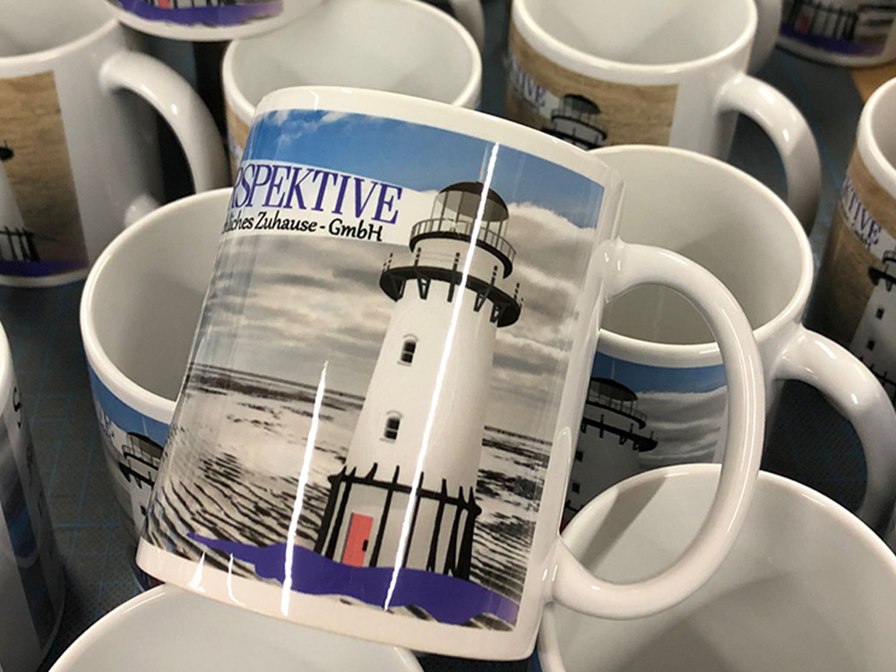 Perspektive – Bedruckte Becher