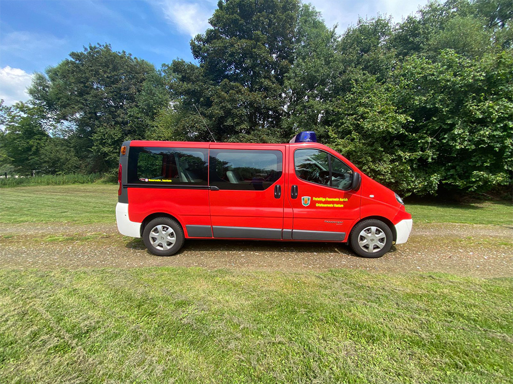 Feuerwehr Haxtum - Fahrzeugbeschriftung