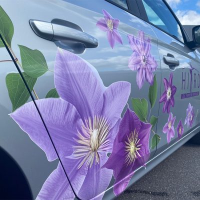Fahrzeugbeschriftung – Blumen