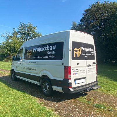 MH Projektbau – Fahrzeugbeschriftung