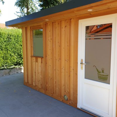 Sauna  – Glasdekorfolie