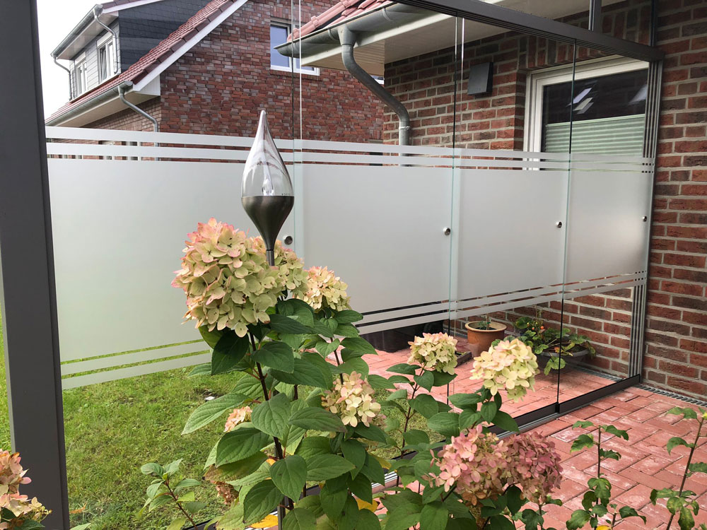 Wintergarten – Sichtschutz