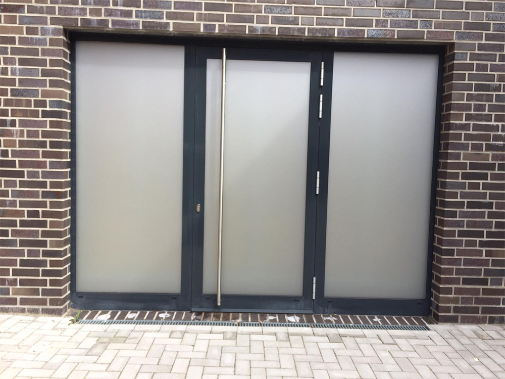 Haustür – Sichtschutz